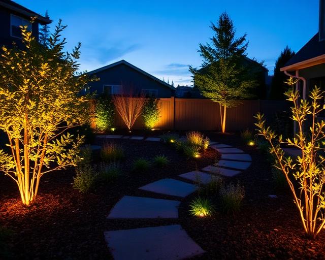 Landscape lighting Austin